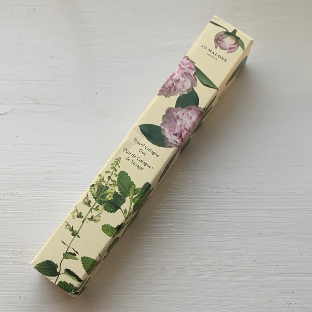 Jo Malone Travel Cologne Set Peony Blush Suede and Wood Sage Sea Salt